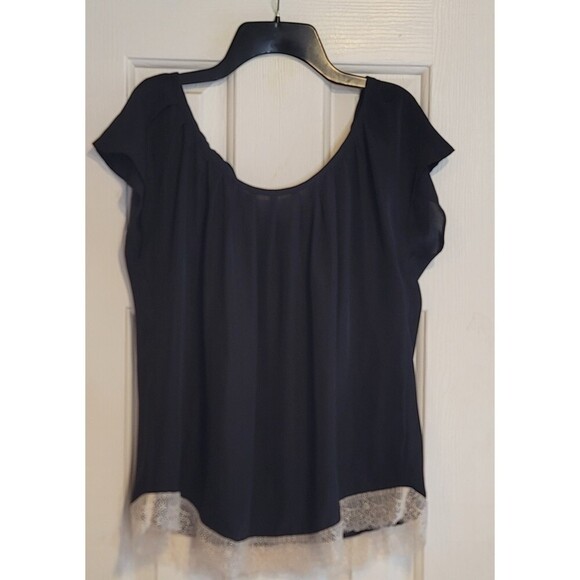 LC Lauren Conrad Tops - Lauren Conrad Black Blouse Size Small